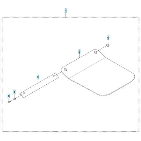 Paving Kit Assembly for Husqvarna LFV 80 Compactor