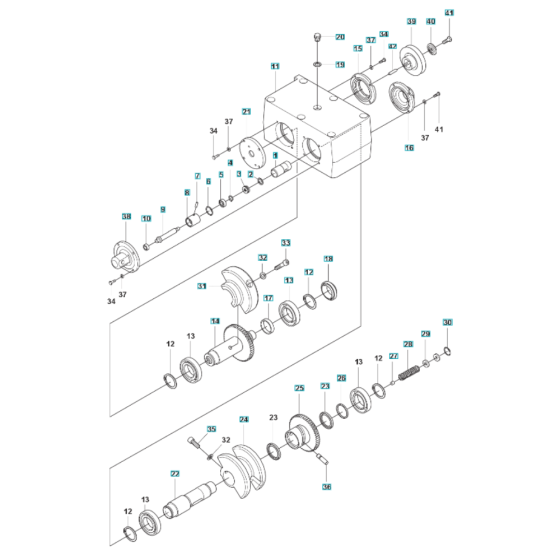 Eccentric Element Assembly for Husqvarna LG 204 Petrol Reversible Compactor