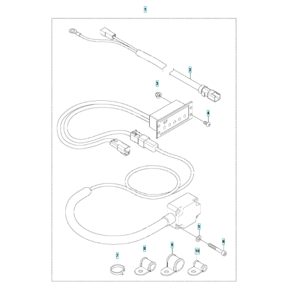 Compaction Indicator Assembly for Husqvarna LG 400 Diesel Reversible Compactor