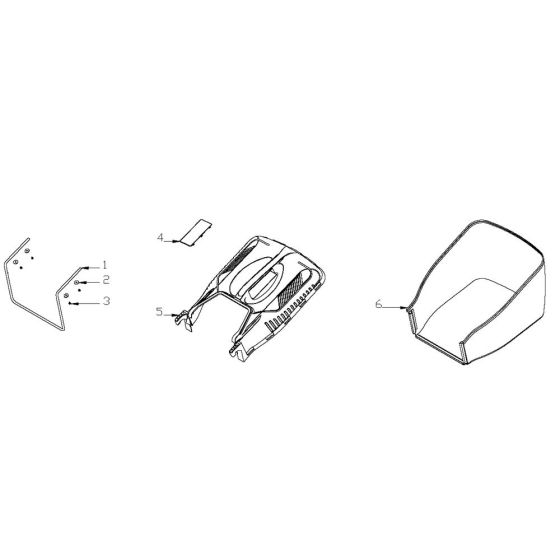 Collector Assembly for Harry LMG42P-A Mower