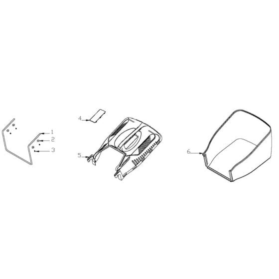 Collector Assembly for Harry LMG42S-A Mower