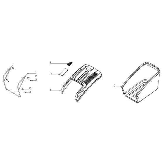 Collector Assembly for Harry LMG46P-B Mower