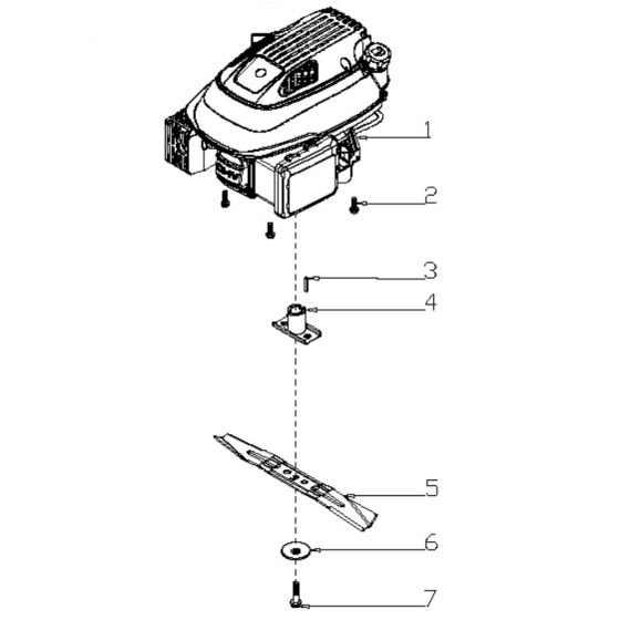 Engine Assembly for Harry LMG46P-B Mower