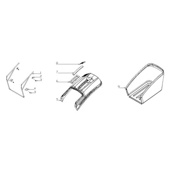 Collector Assembly for Harry LMG48SHL-B Mower