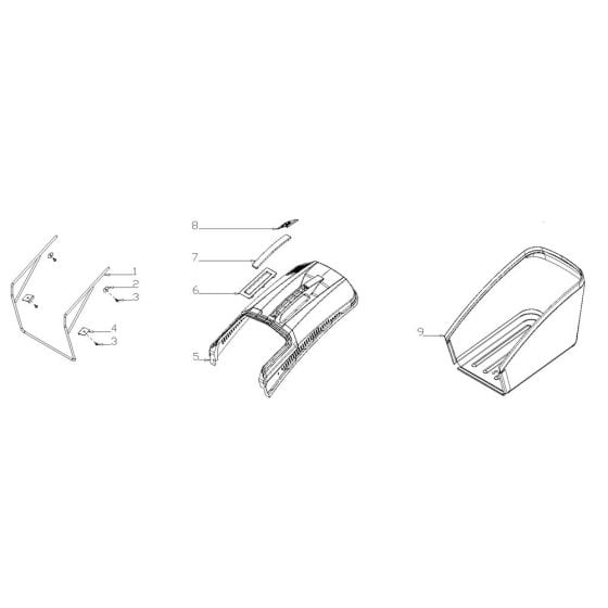 Collector Assembly for Harry LMG53SHLV-C Mower