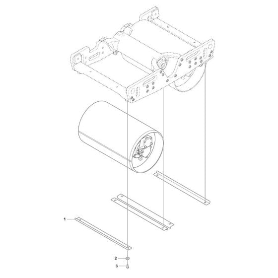 Scrapers for Husqvarna LP 6500 Roller