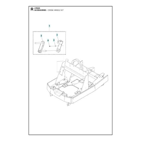 Accessories for Husqvarna LP 6505 Roller