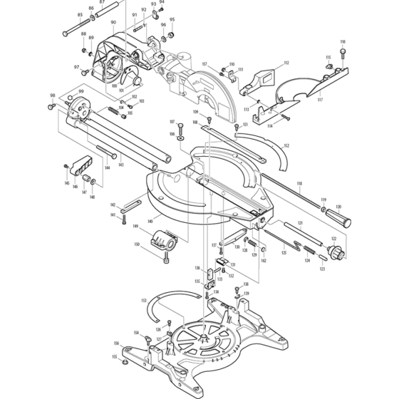 Stand Assembly for Makita LS1013 Mitre Saw