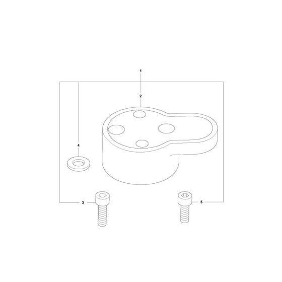 Shock Absorber Repair Kit for Husqvarna LT5005 Trench Rammer