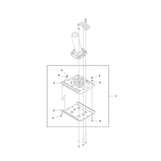 Foot 13inch for Husqvarna LT8005 Trench Rammers