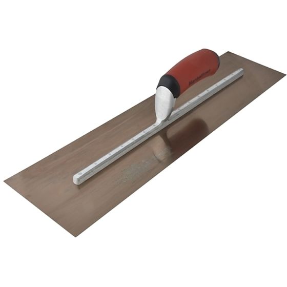 MXS205GD Golden Stainless Steel Finishing Trowel DuraSoft 20 x 5in by Marshalltown - MXS205GD