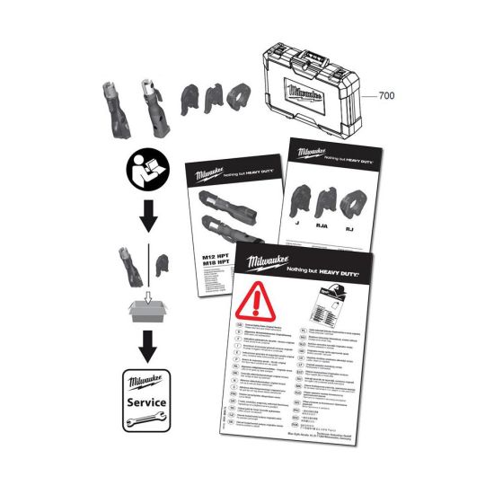 Complete Assembly for Milwaukee M12HPT Press Tool