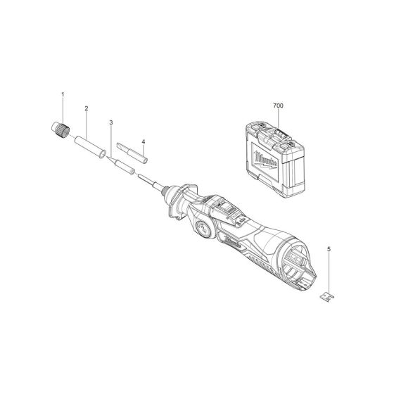 Complete Assembly for Milwaukee M12SI Soldering Iron