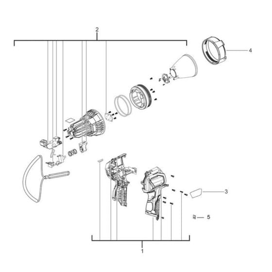 Complete Assembly for Milwaukee M12SLED Handheld Light