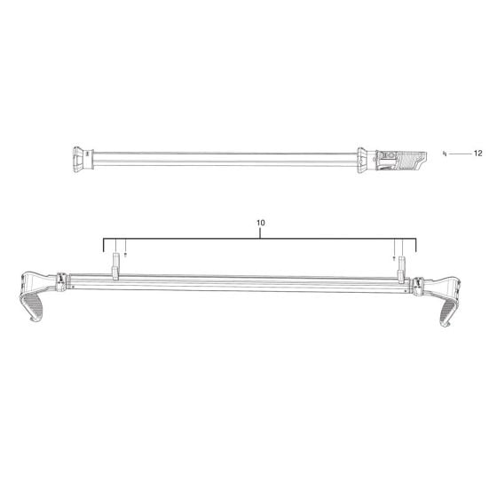 Complete Assembly for Milwaukee M12UHL Handheld Light