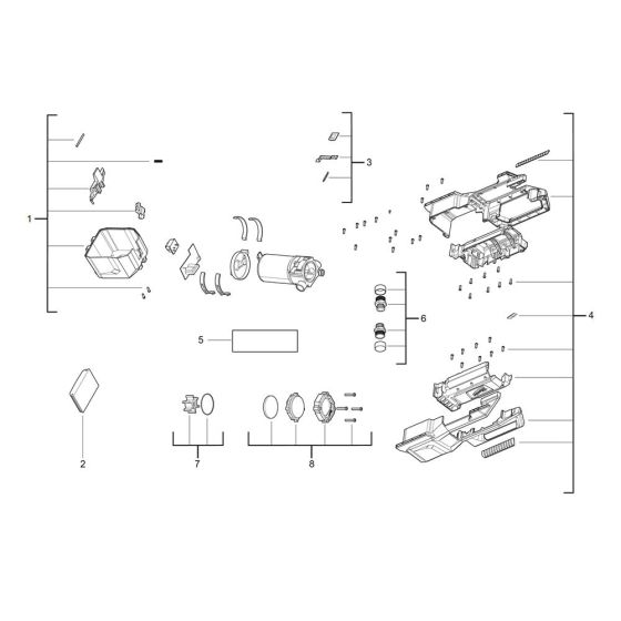 Complete Assembly for Milwaukee M18BTP Water Pump