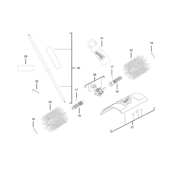 Complete Assembly for Milwaukee M18FOPH-BBA Attachment