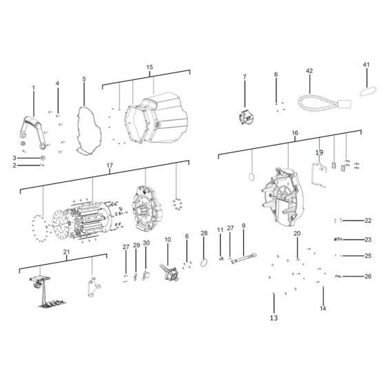 Complete Assembly for Milwaukee M18ONESLSP Site Light