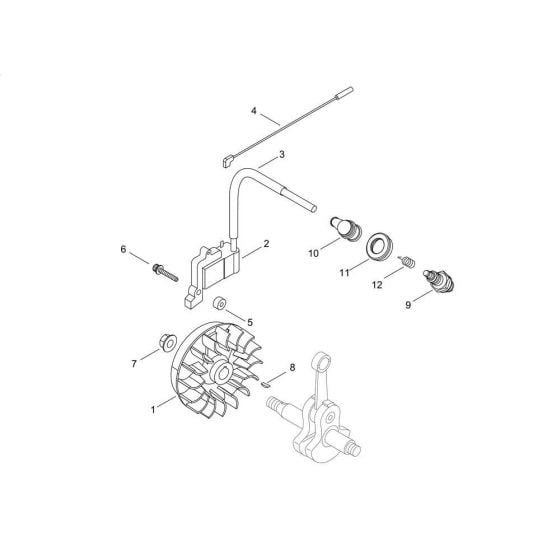 Magneto for Shindaiwa M243S Multi-Tool