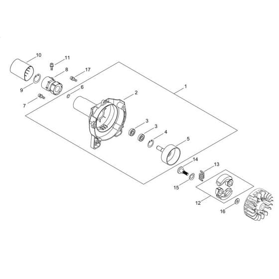 Clutch for Shindaiwa M243S Multi-Tool