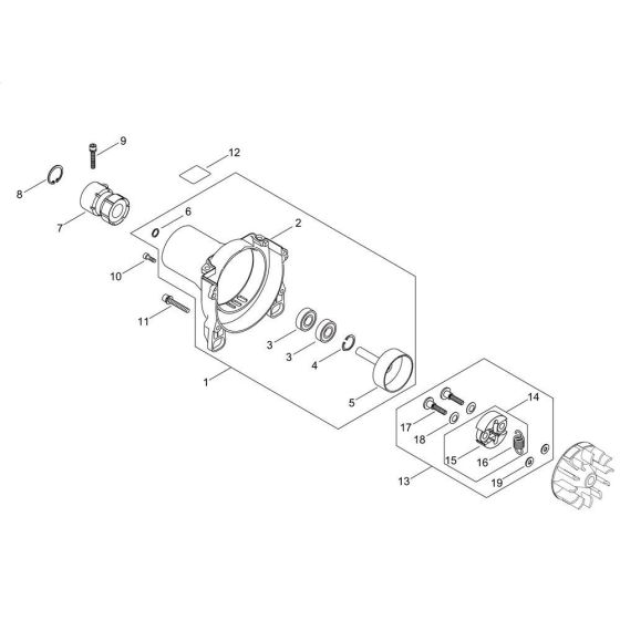 Clutch for Shindaiwa M2510 Multi-Tool