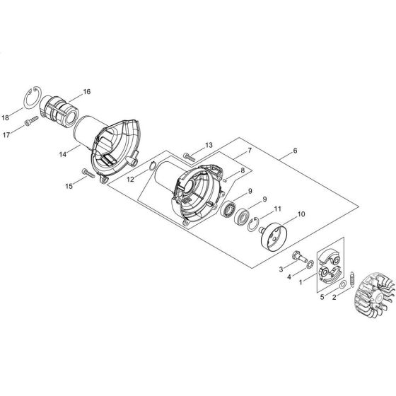 Clutch for Shindaiwa M262S Multi-Tool