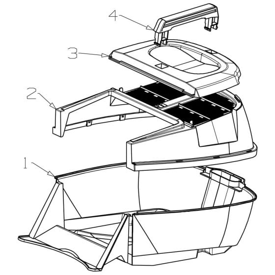 Catcher (18") Assembly for Morrison Magnum (2015 May 464935) Power Drive Mower