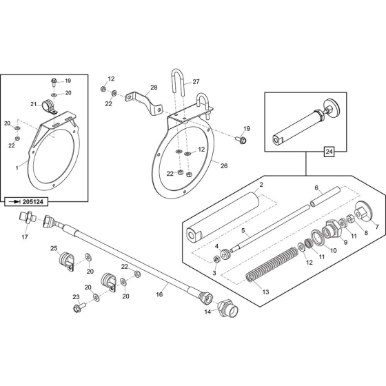 P.O.D (From Feb '14) Assembly for Belle Major 20-160X Hydraulic Power Pack