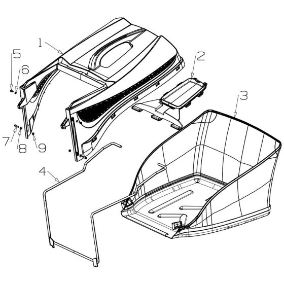 Catcher Assembly for Masport Maxicut (2010 Apr 479914) Mower