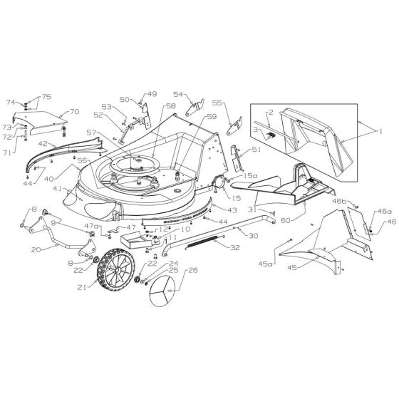 Deck Assembly for Morrison Maximus L (2018 Dec 465753) Power Drive Mower