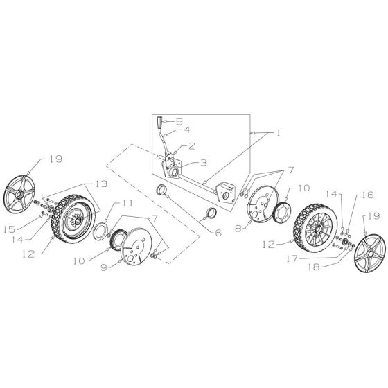 Wheel Assembly for Morrison Maximus L (2018 Dec 465753) Power Drive Mower