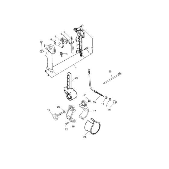 Handle, Throttle Lever for ECHO MB-440 Duster-Mistblower