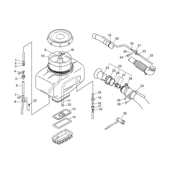 Mist Blower for ECHO MB-440 Duster-Mistblower