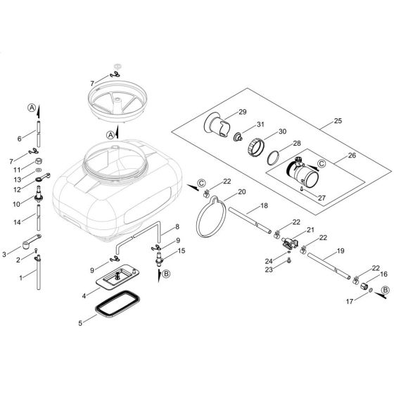 Mist Unit for ECHO MB-580 Duster-Mistblower