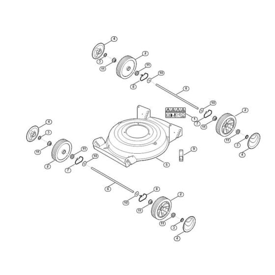 Housing for Viking MB 2.2 R Petrol Lawn Mowers