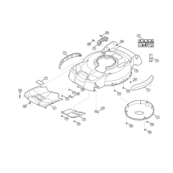 Housing for Viking MB 4.0 RV Petrol Lawn Mowers