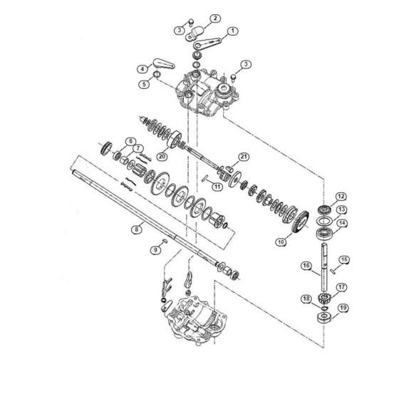 Gear Box for Viking MB 555 S Petrol Lawn Mowers