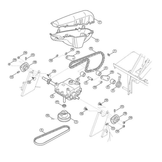 Drive for Viking MB 6.1 RV Petrol Lawn Mowers