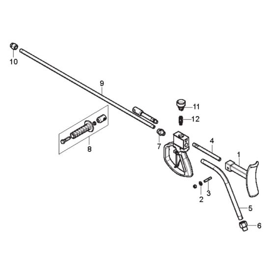 Lance Assembly for Nilfisk MC 10P-800/1170 440/3/60 Pressure Washer