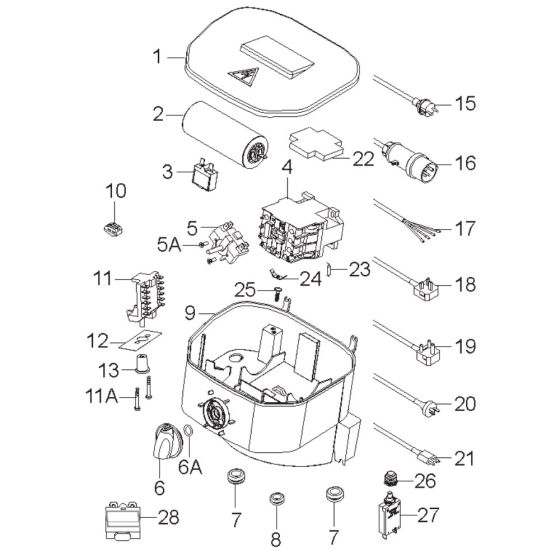 Electric Box Assembly for Nilfisk MC 3C-140/570 230/1/50/13 Pressure Washer