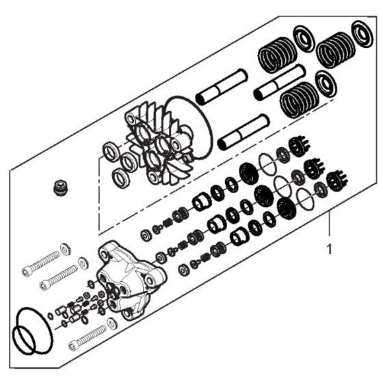 PUMP KIT NA5.2 for Nilfisk MC 5M-100/770 XT Pressure Washer