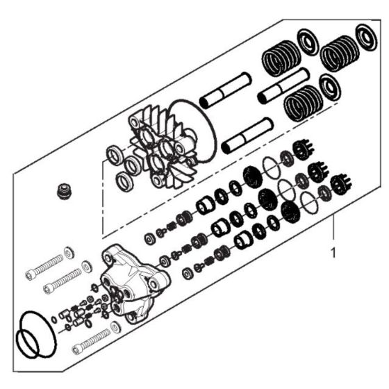 PUMP KIT NA5.2 for Nilfisk MC 5M-220/1130 FA Pressure Washer