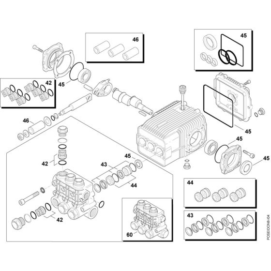 Pump Kits for Nilfisk MC 8P-180/2100 400/3/50 Pressure Washer