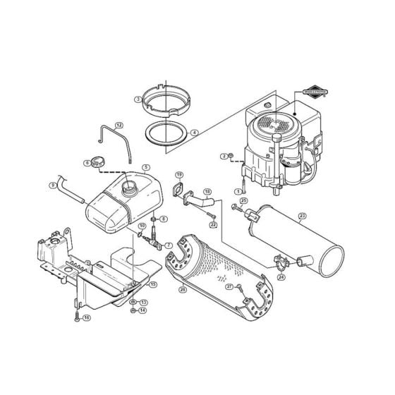 Engine  for Stihl/ Viking MF 440 Ride on Mowers