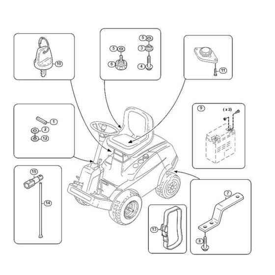 Accessories  for Stihl/ Viking MF 480 Ride on Mowers