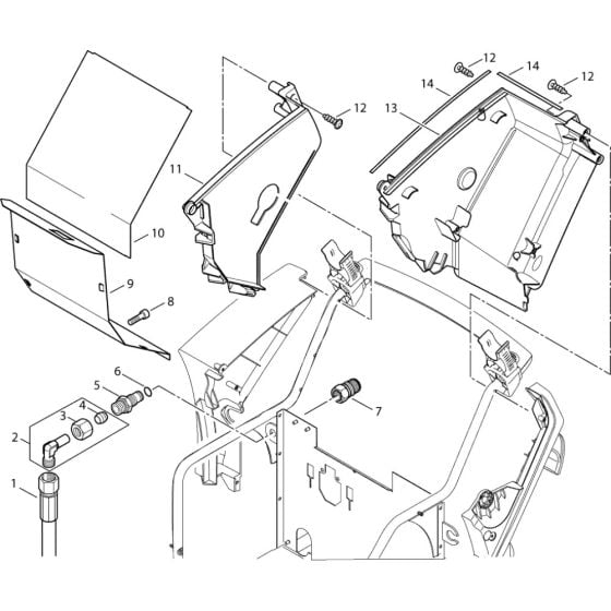 Basket Assembly for Nilfisk MH 4M-90/770 230/1/50 Pressure Washer