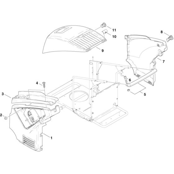 Cabinet for Nilfisk MH 5M-150/750 E12 400/3/50 Pressure Washer