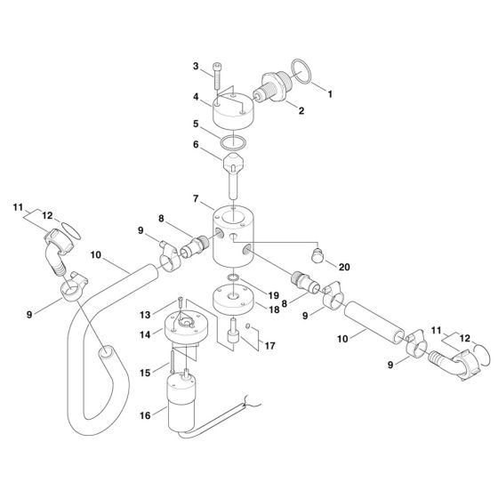 Mixing Valve for Nilfisk MH 5M-150/750 E12 400/3/50 Pressure Washer