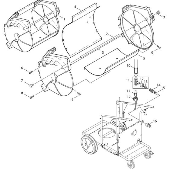 Basket for Nilfisk MH 5M-150/750 E12 400/3/50 Pressure Washer