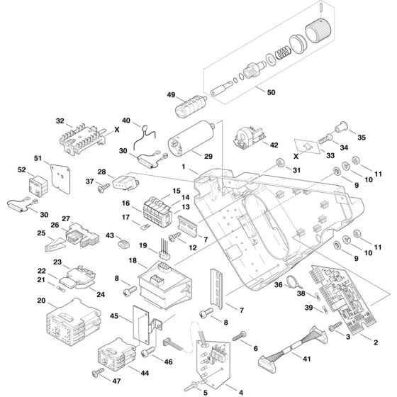 Electric Box for Nilfisk MH 5M-95/770 230/1/50 Pressure Washer